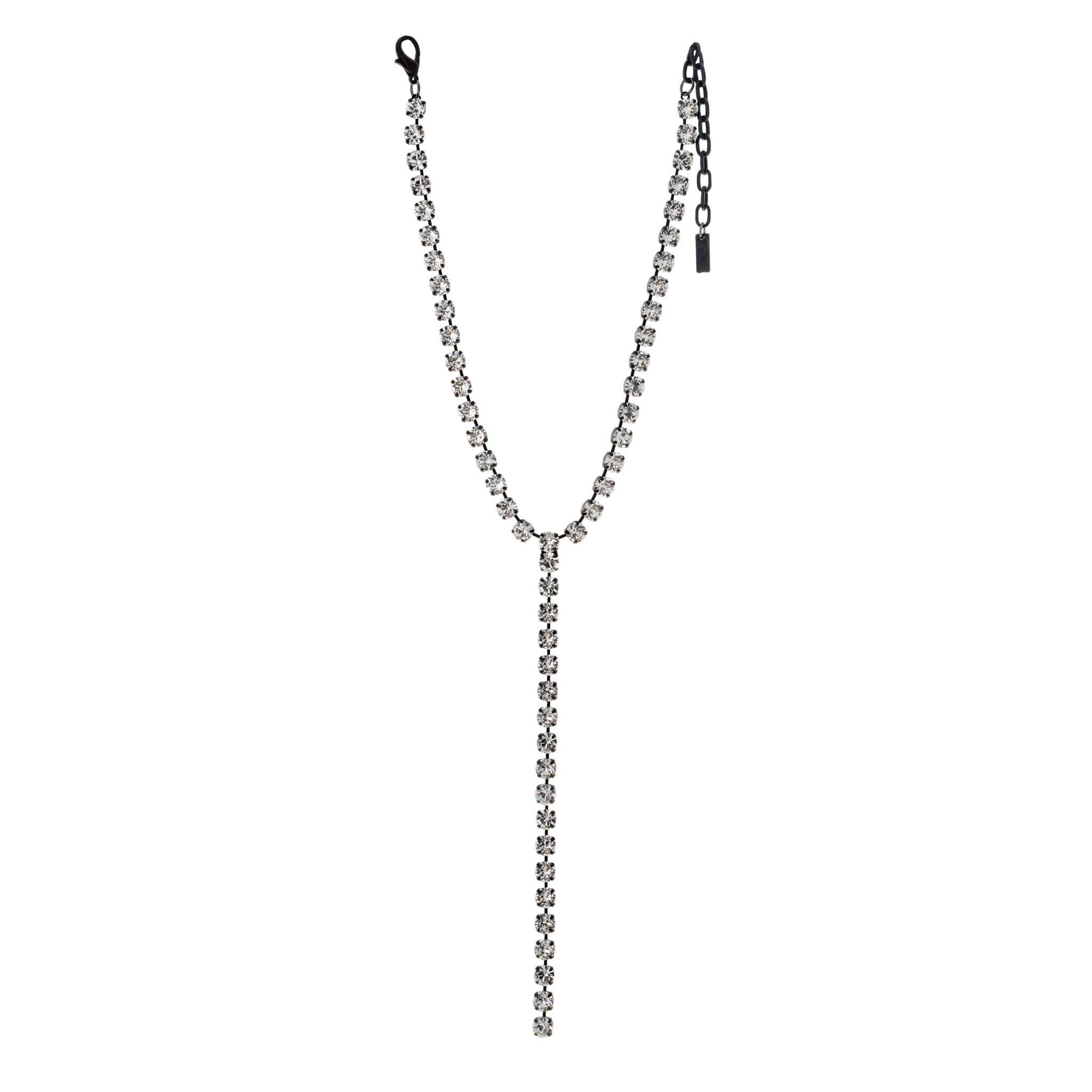 Mini L.A. Necklace in Smutt / Clear - Vintage Vault Boutique