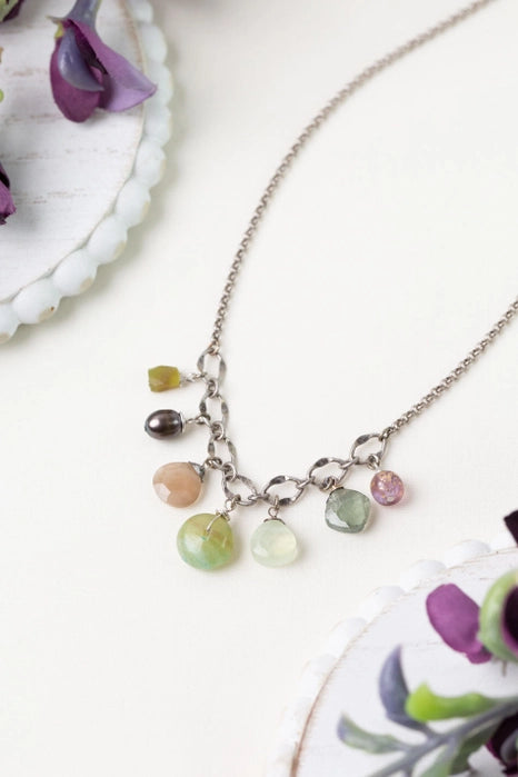 Water Lily Simple Necklace N001