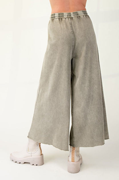 Ash Terry Knit Wide Leg Pants 