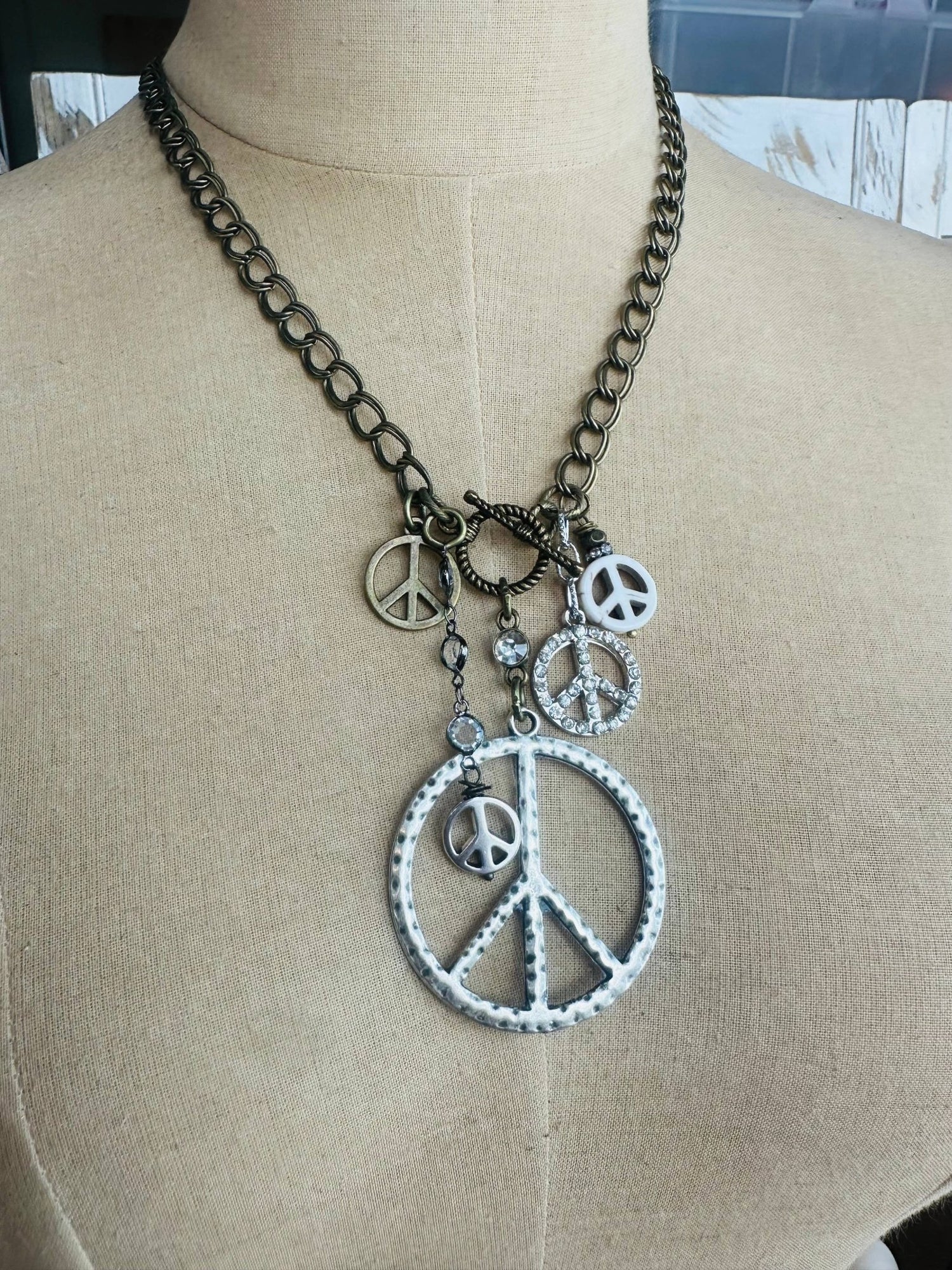 Gypsy Peace Necklace - Vintage Vault Boutique