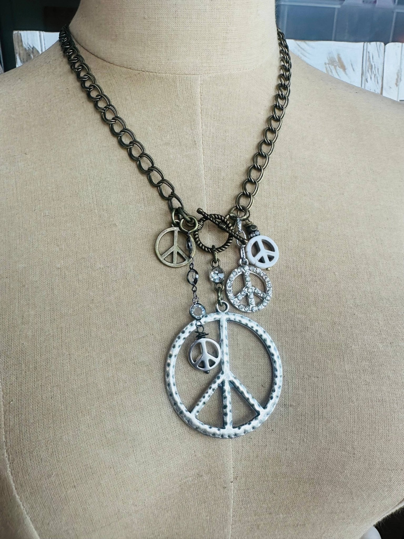 Gypsy Peace Necklace - Vintage Vault Boutique