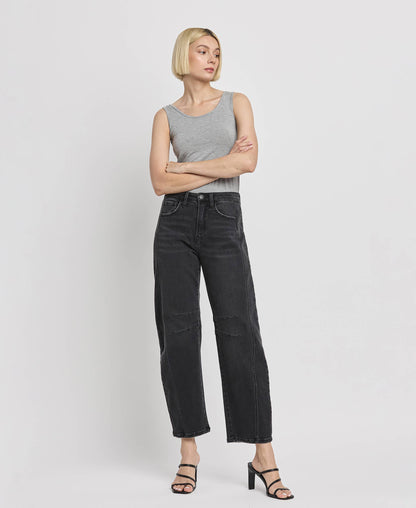 Ankle Barrel Leg Jean