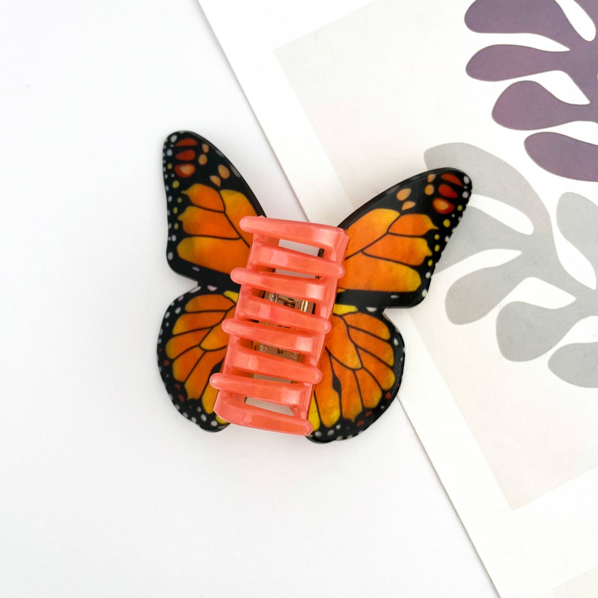 Large Butterfly Hair Clip - Vintage Vault Boutique