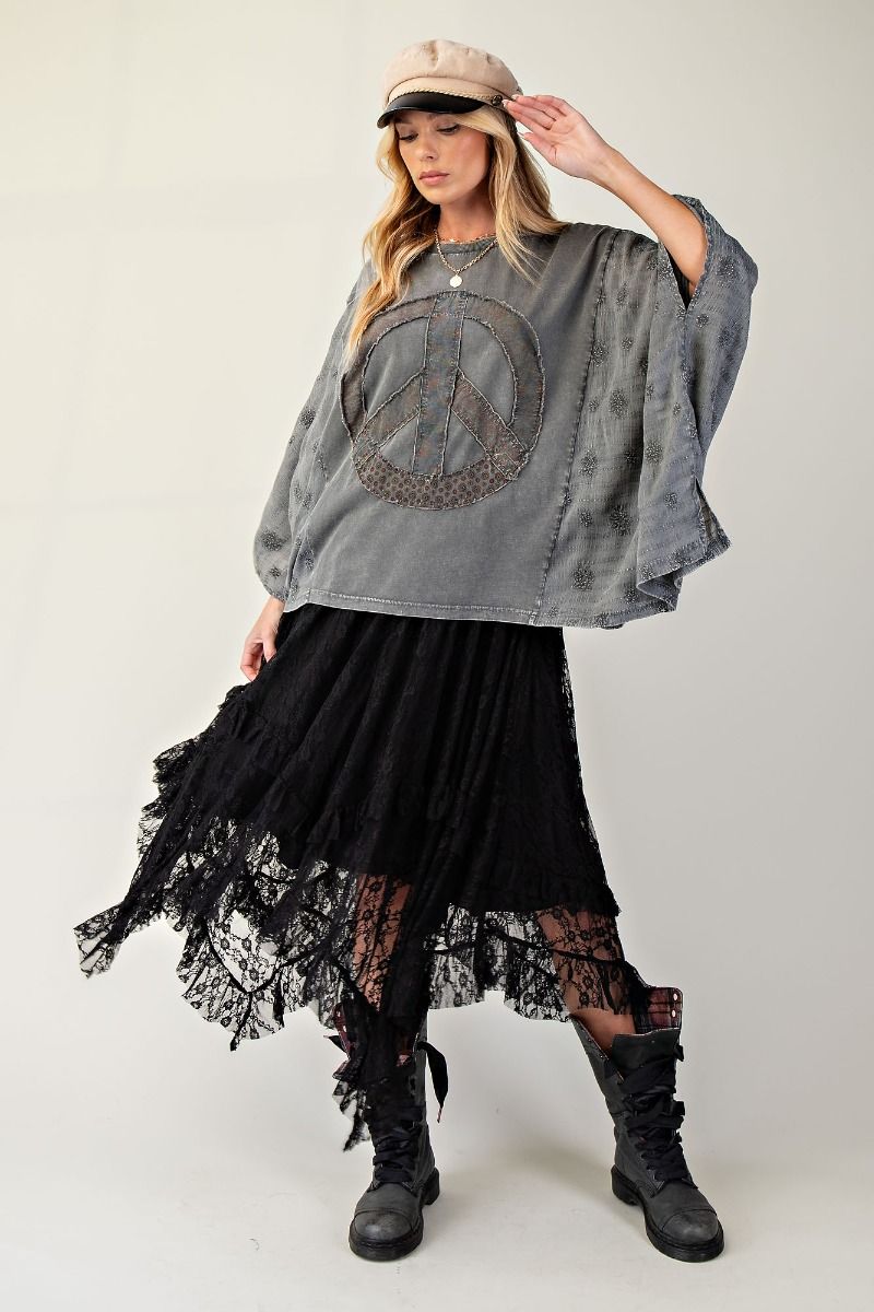 Peace Patch Poncho 