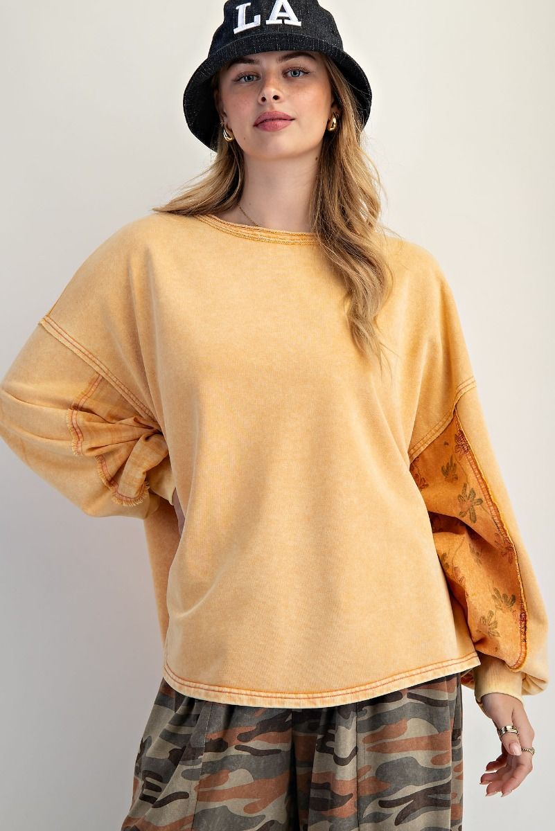 Desert Rose Crew Neck Sweatshirt
