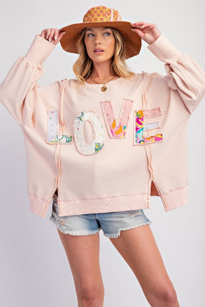 Love Patch Pullover 