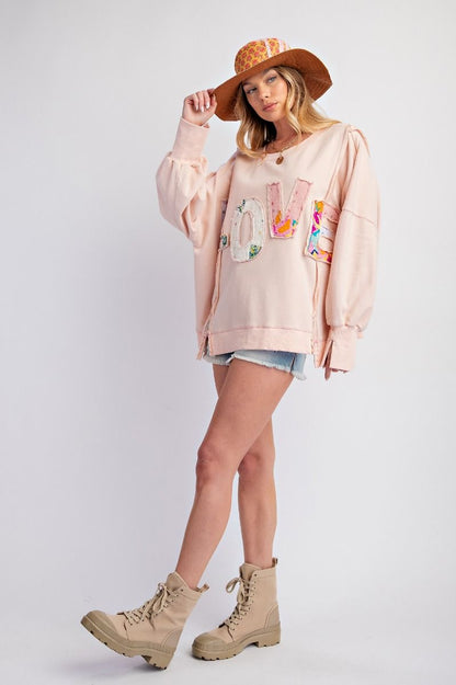 Love Patch Pullover 