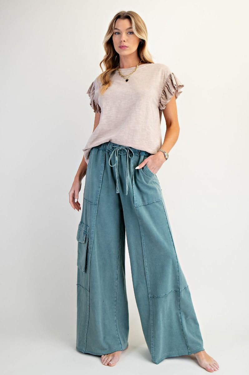 Mushroom Ruffle Sleeve Top
