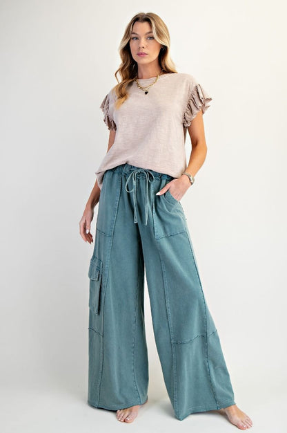 Mushroom Ruffle Sleeve Top