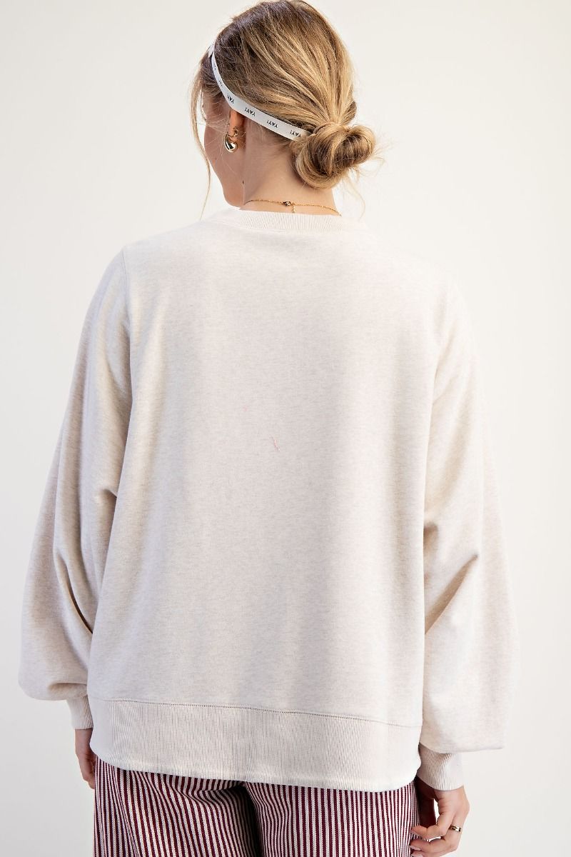 Oatmeal USA Sweatshirt