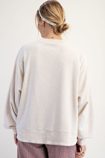 Oatmeal USA Sweatshirt