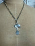 Silver Cross Pearl Necklace - Vintage Vault Boutique