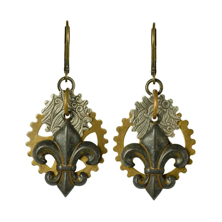 Fleur de lis Earring