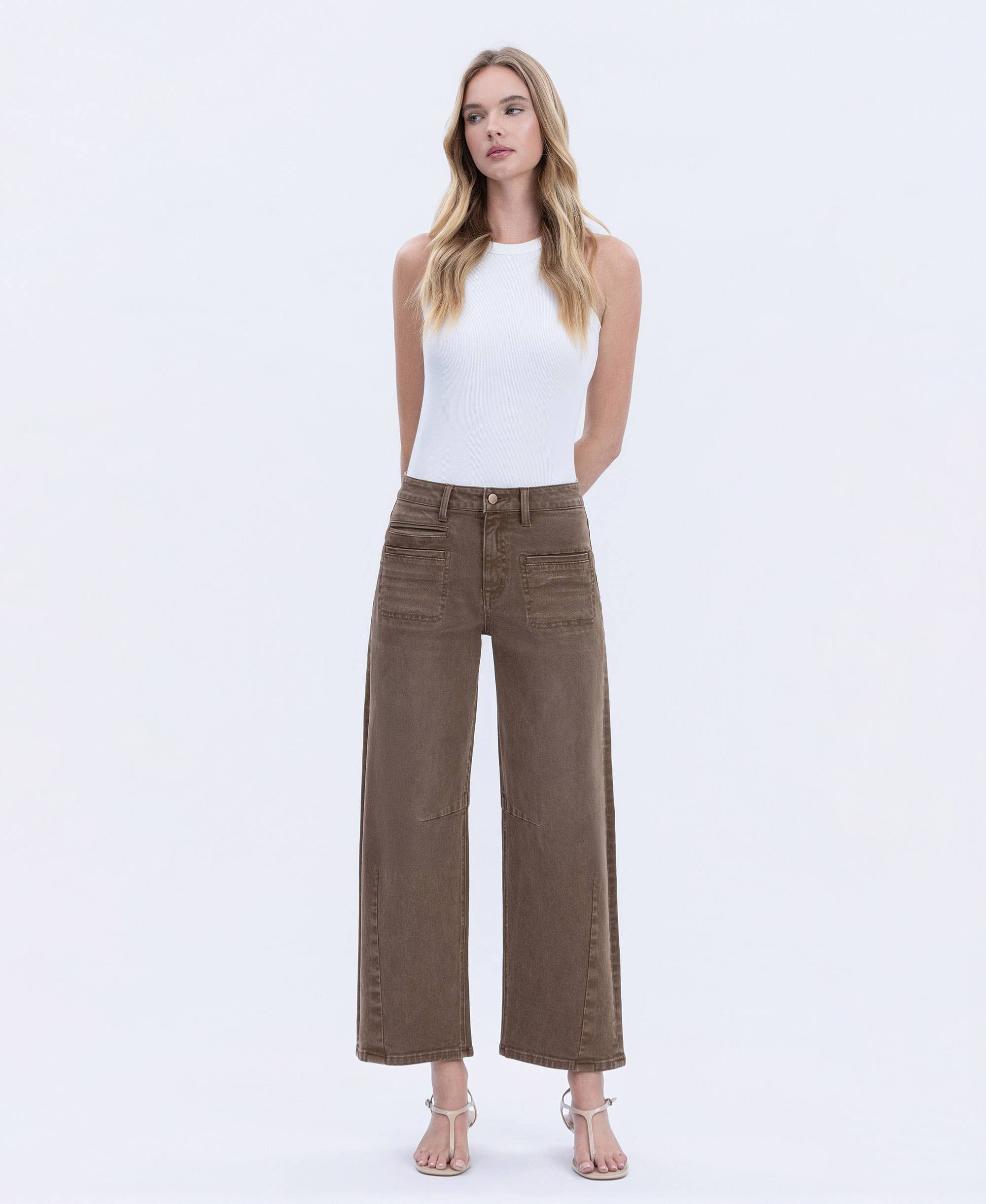 Welt Pocket Coffee Barrel Jean