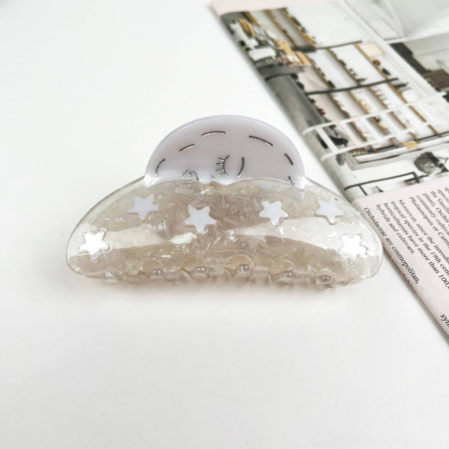 Moon Hair Clip - Vintage Vault Boutique