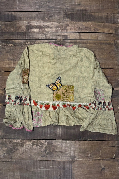 Honey Bloom Top - Moss