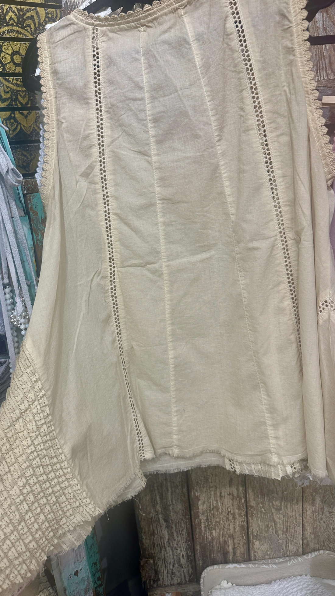 Vintage Tea Lace Cami S/M