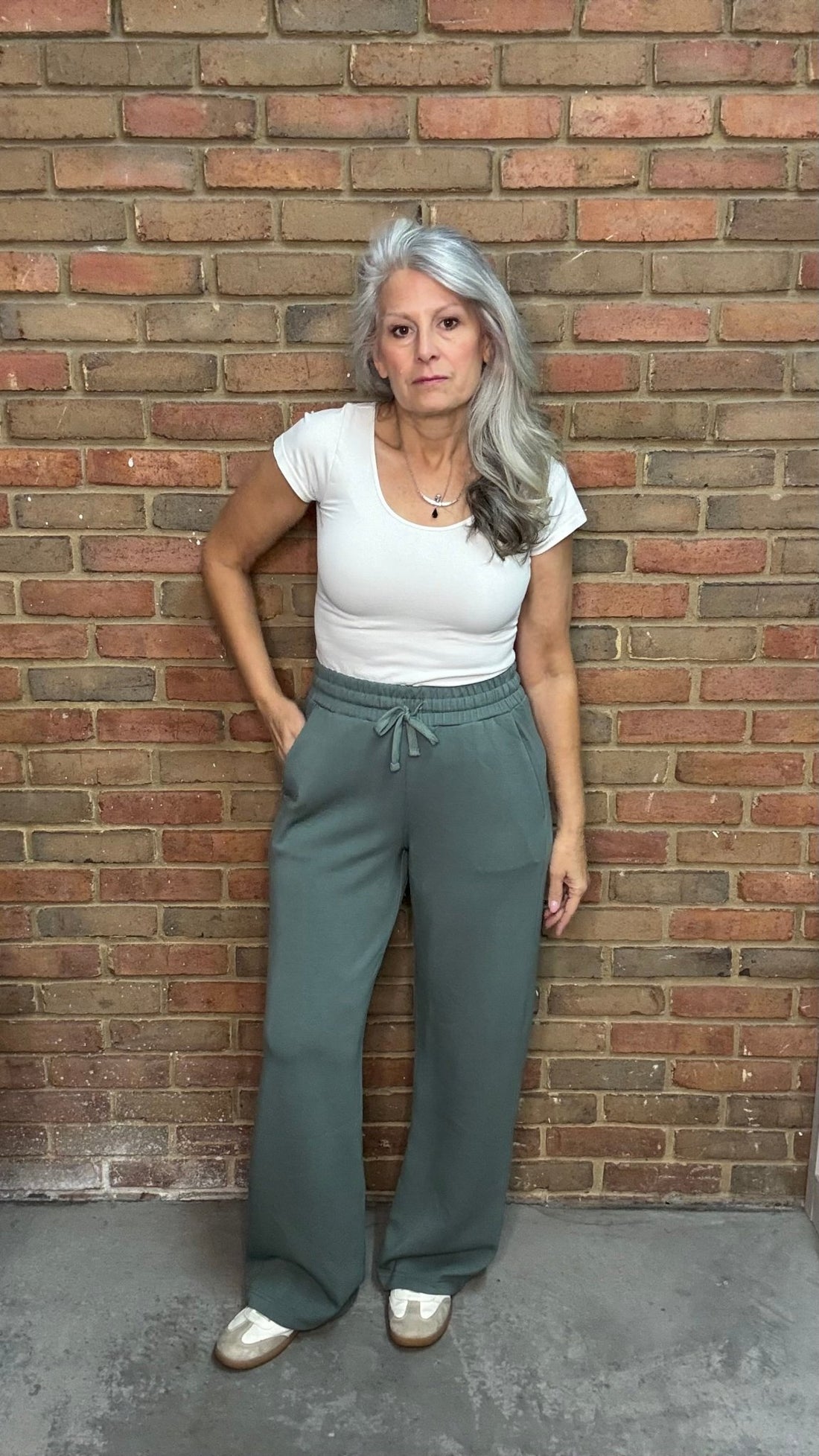 Modal Scuba Straight Pant - Vintage Vault Boutique
