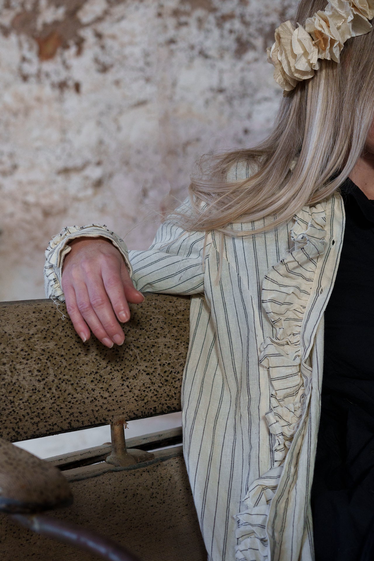 Elosia Shirt Cotton Stripe - Vintage Vault Boutique