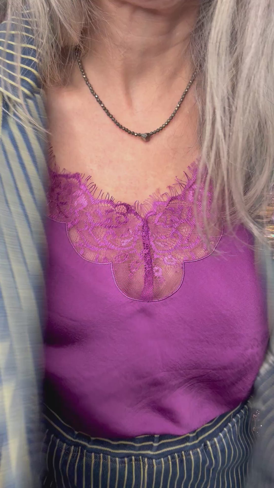 Alaia Stripe Denim Pants