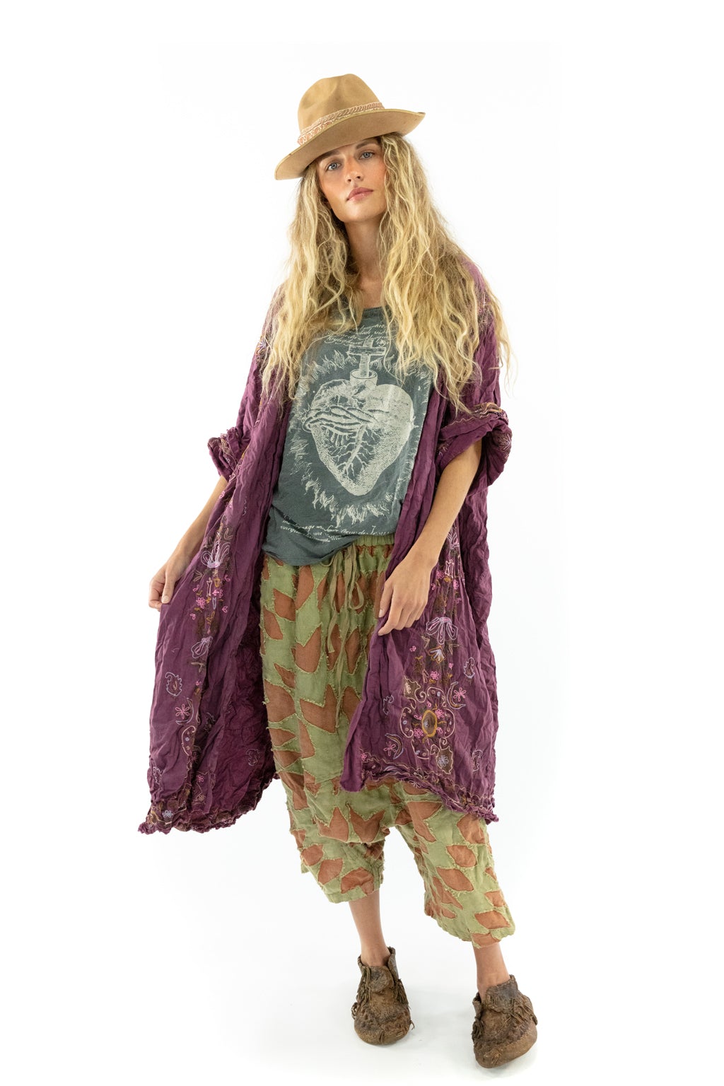 Jacket 509 Embroidered Belinay Kimono