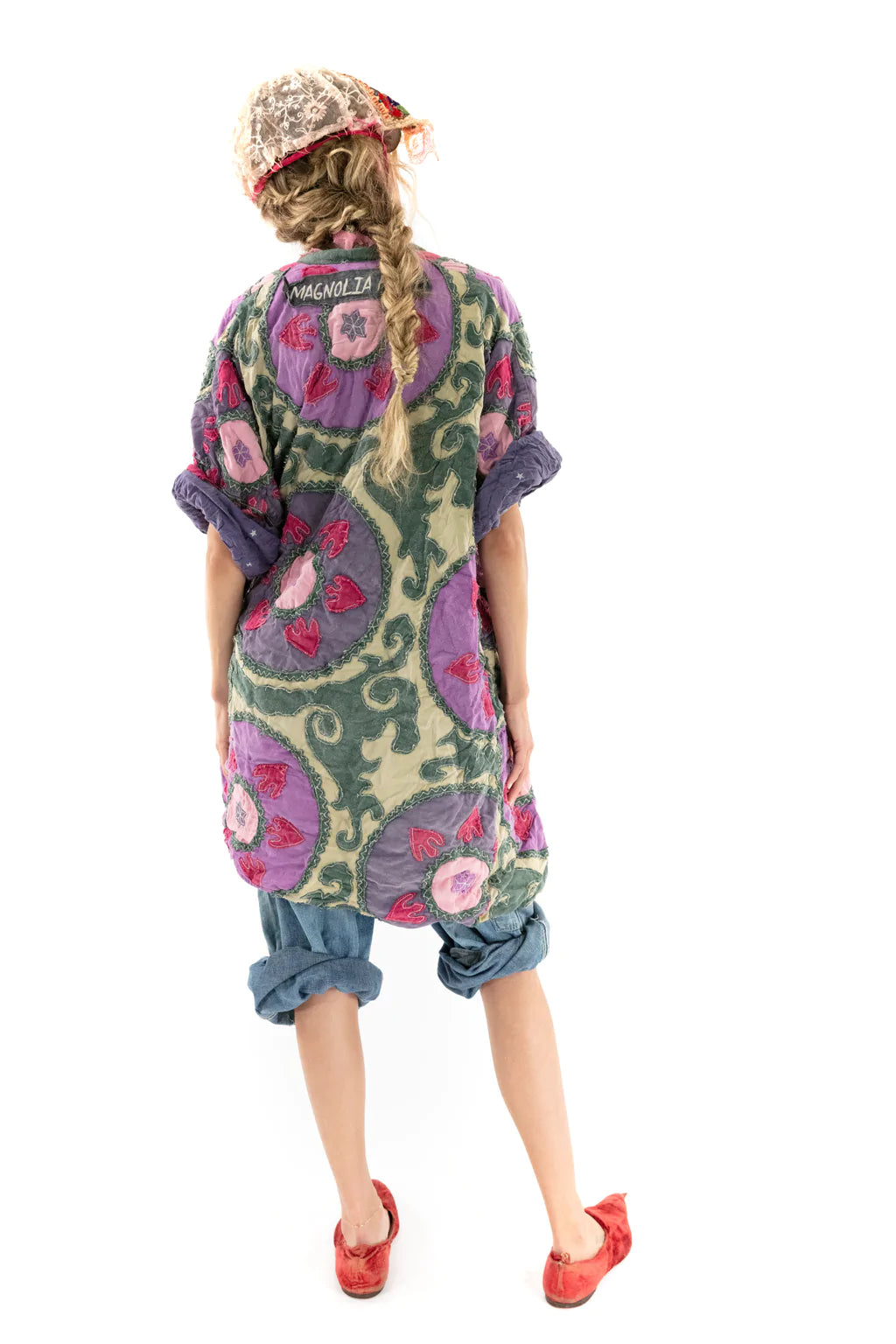 Jacket 587 Applique Hippie Coat