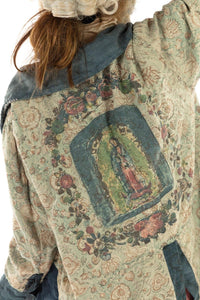Jacket 495 Linen Jimmy Tuxedo  Faded Boro