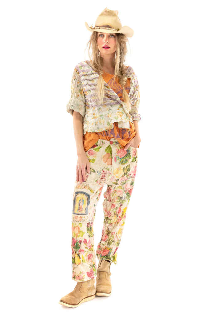Pant 411 Patchwork Miner Trousers  Lady Madonna