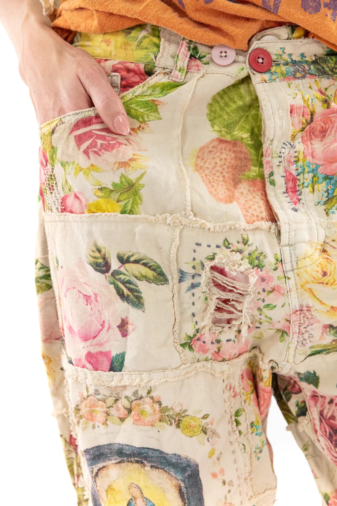 Pant 411 Patchwork Miner Trousers  Lady Madonna