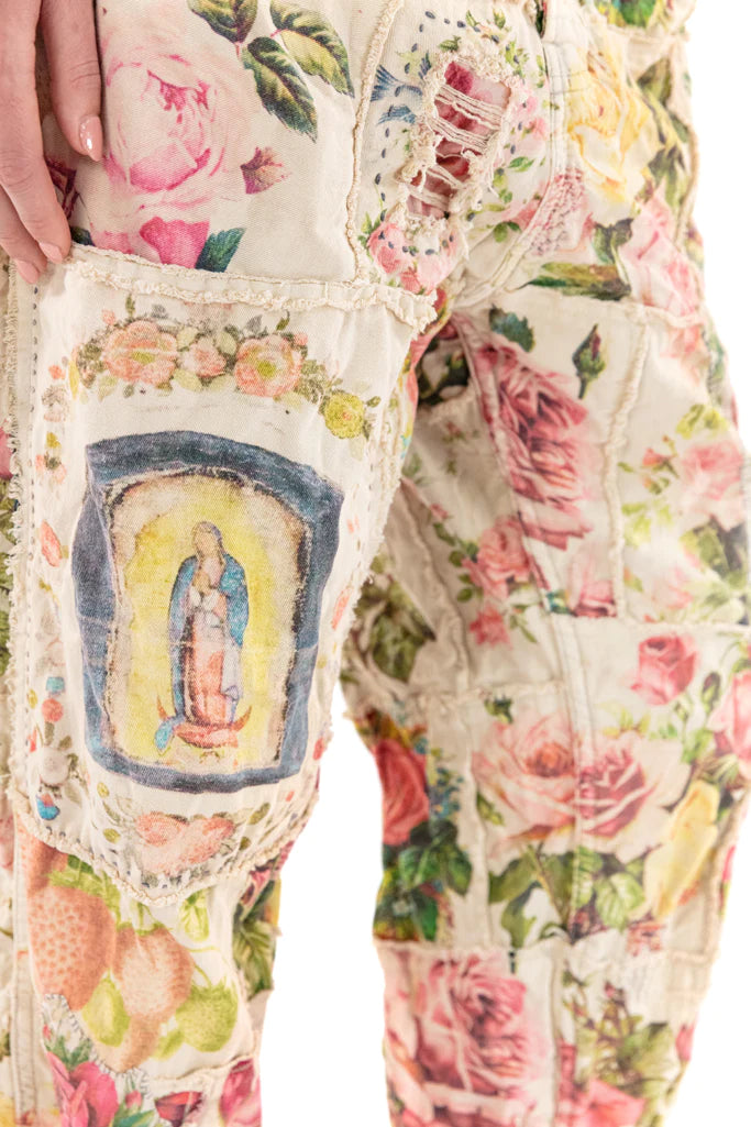 Pant 411 Patchwork Miner Trousers  Lady Madonna