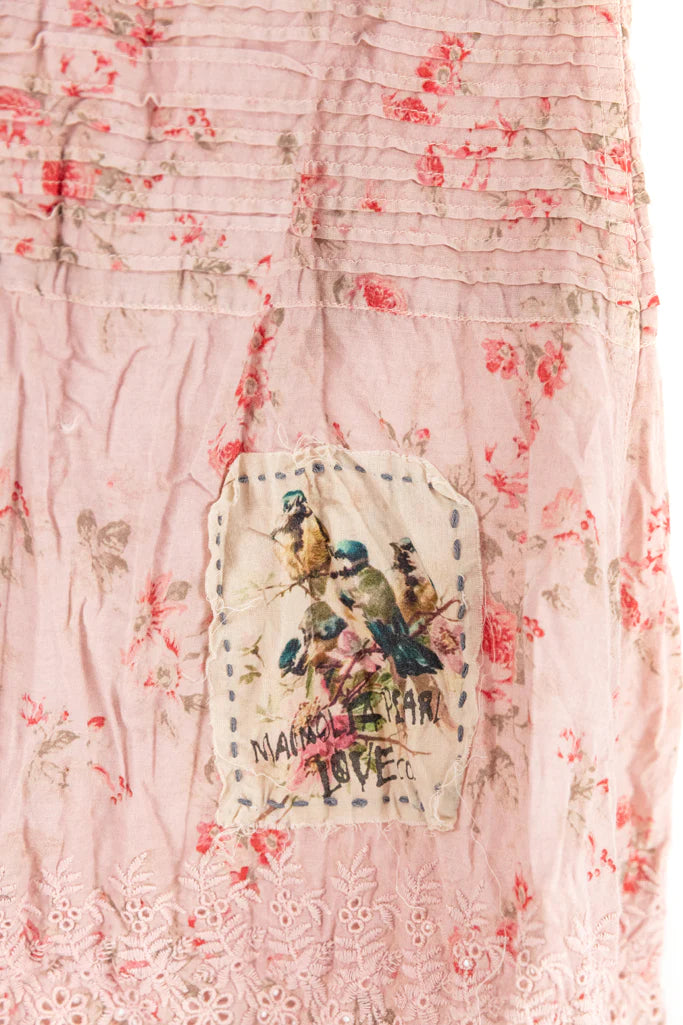 Skirt 127 Floral Eyelet Kali Rose Skirt   Molly