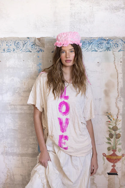 Top 1407 Circus Love BF Tee   Dragonfruit