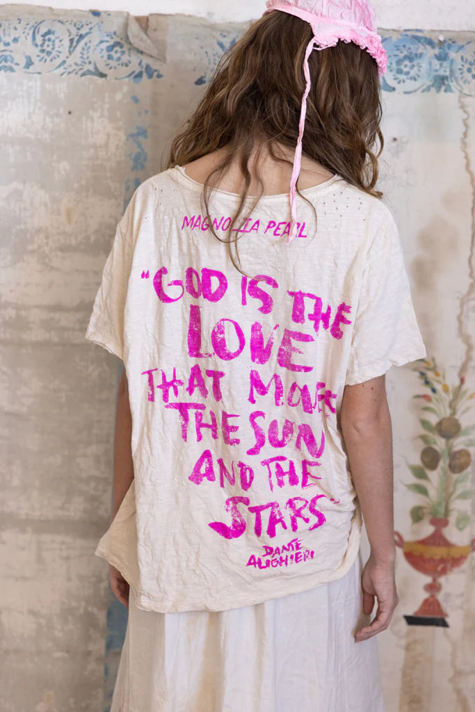 Top 1407 Circus Love BF Tee   Dragonfruit